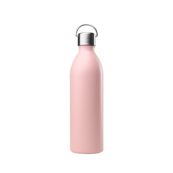 Bouteille isotherme en inox 1L rose Active Qwetch