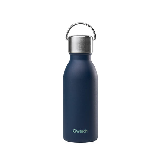 Bouteille isotherme en inox 350ml marine Active Qwetch