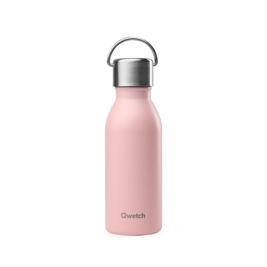 Bouteille isotherme en inox 350ml rose Active Qwetch