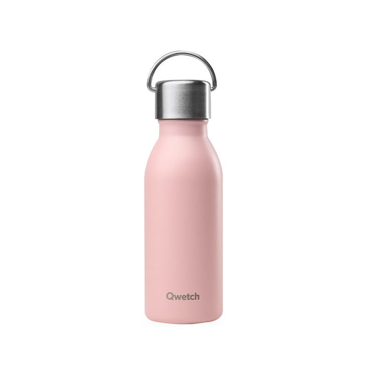 Bouteille isotherme en inox 350ml rose Active Qwetch