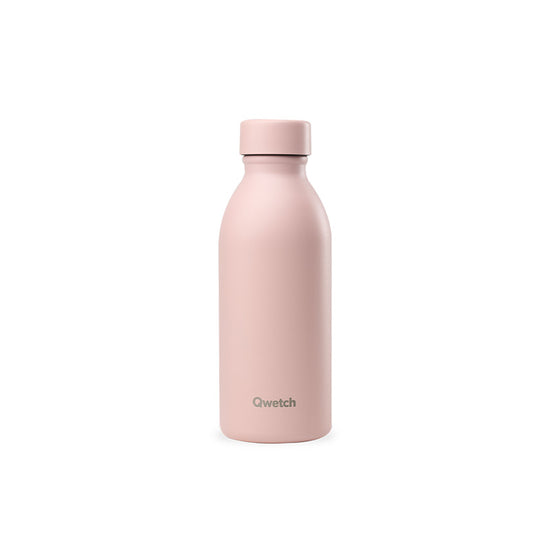 Bouteille isotherme en inox 500ml rose Icon Qwetch