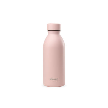 Bouteille isotherme en inox 500ml rose Icon Qwetch