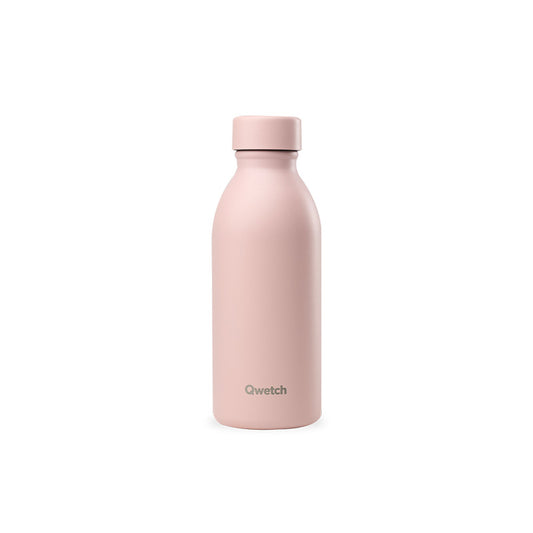 Bouteille isotherme en inox 500ml rose Icon Qwetch