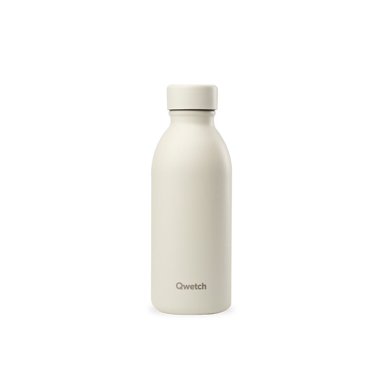 Bouteille isotherme en inox 500ml sable Icon Qwetch