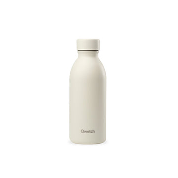 Bouteille isotherme en inox 500ml sable Icon Qwetch