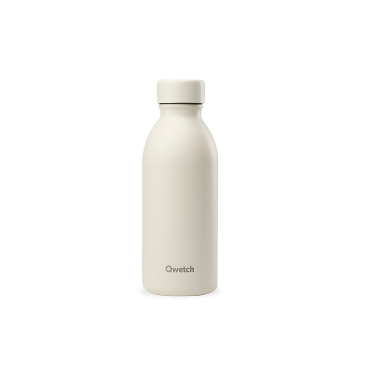 Bouteille isotherme en inox 500ml sable Icon Qwetch