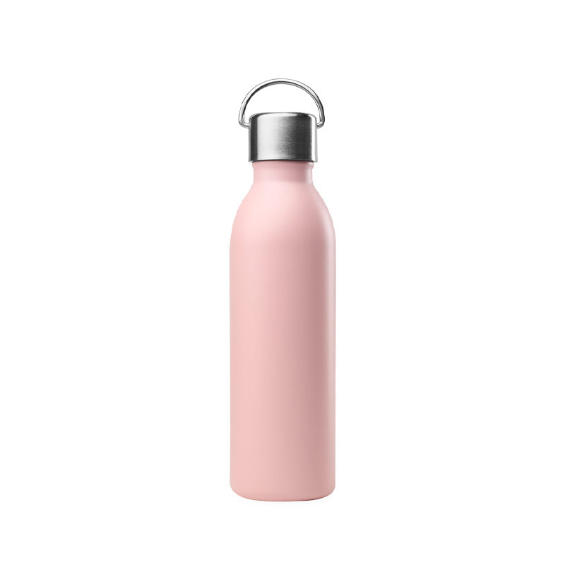 Bouteille isotherme en inox 600ml rose Active Qwetch