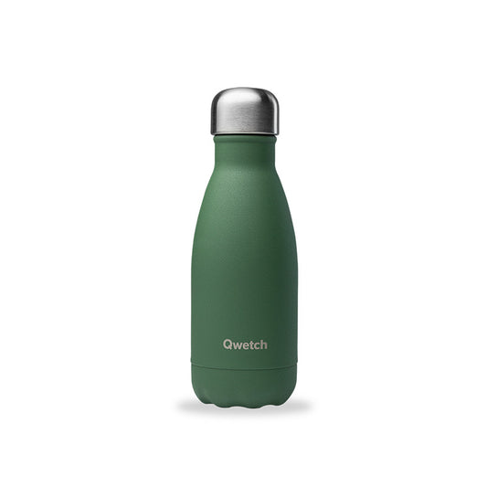 Bouteille isotherme kaki 260 mL Qwetch