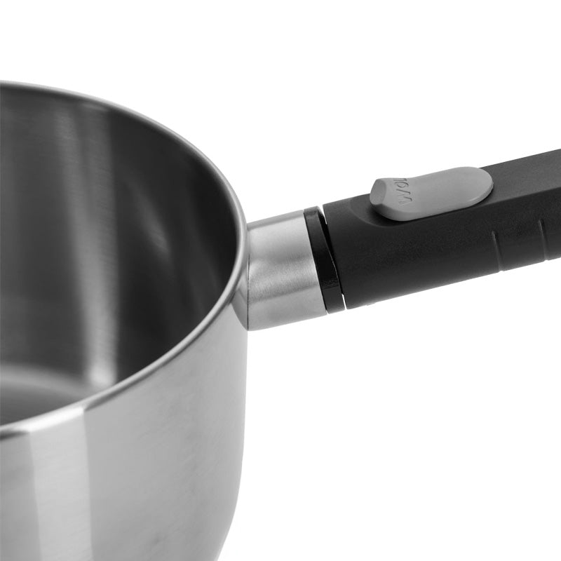 Casserole inox manche amovible 18cm Logic Woll