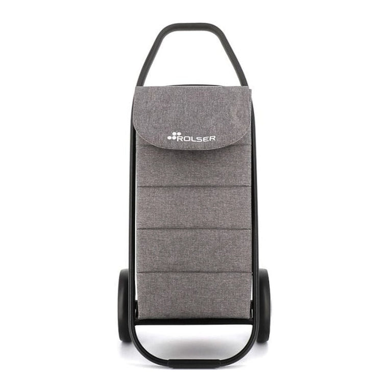 Chariot de course 2 roues en tweed gris Comb Rolser