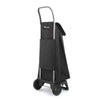 Chariot de course 2 roues en tweed noir Jet Rolser