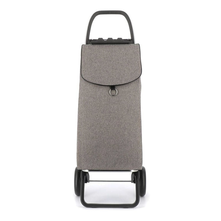 Chariot de course pliable 2 roues gris clair Logic Rolser