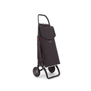 Chariot de course pliable 2 roues gris foncé Logic Rolser
