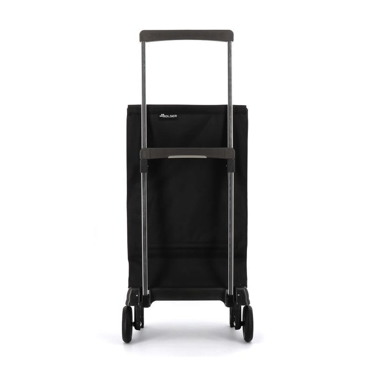Chariot de course pliable 2 roues noir Plegamatic Rolser