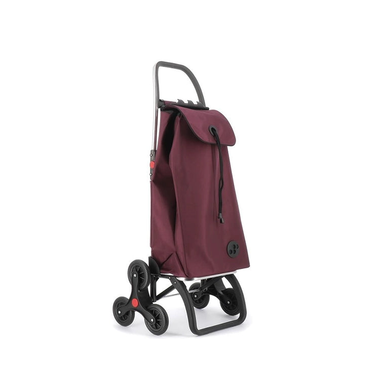 Chariot de course pliable à 6 roues aubergine Imax Rolser