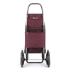 Chariot de course pliable à 6 roues aubergine Imax Rolser