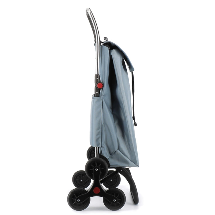 Chariot de course pliable à 6 roues bleu gris Imax Rolser