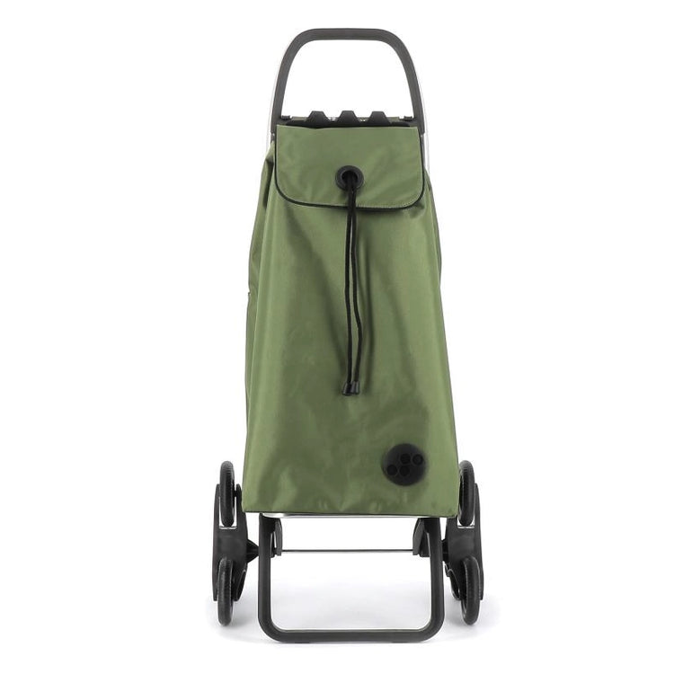 Chariot de course pliable à 6 roues kaki Imax Logic Rolser