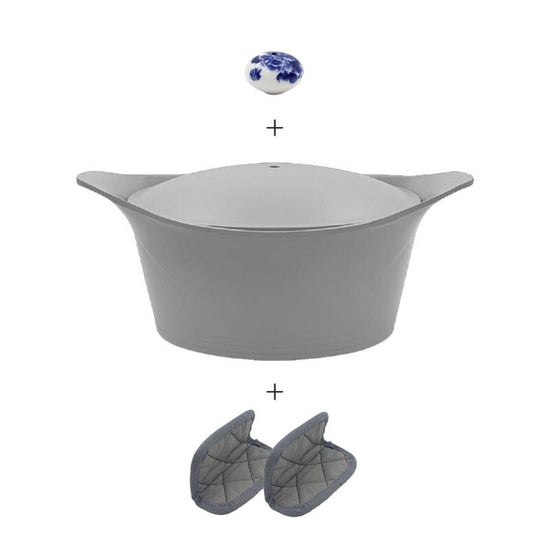 Cocotte personnalisable 28 cm grise Cookut