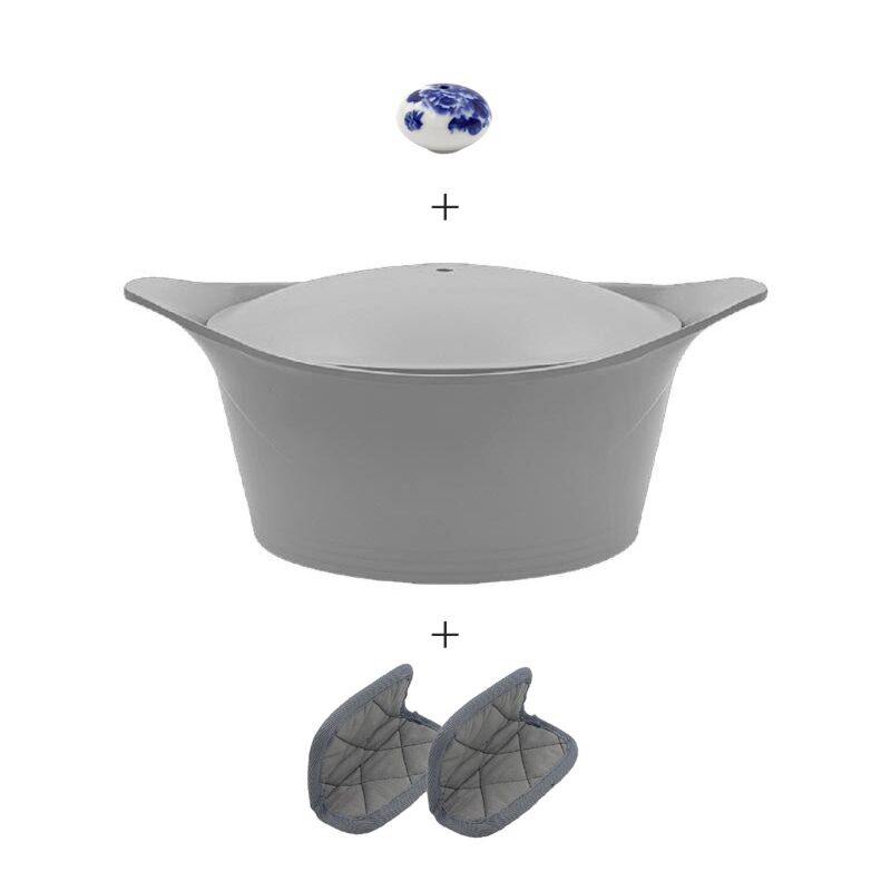 Cocotte personnalisable 28 cm grise Cookut