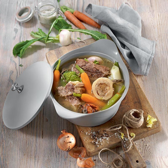 Cocotte personnalisable 28 cm grise Cookut
