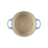 Cocotte ronde fonte émaillée de 28 cm azur Le Creuset