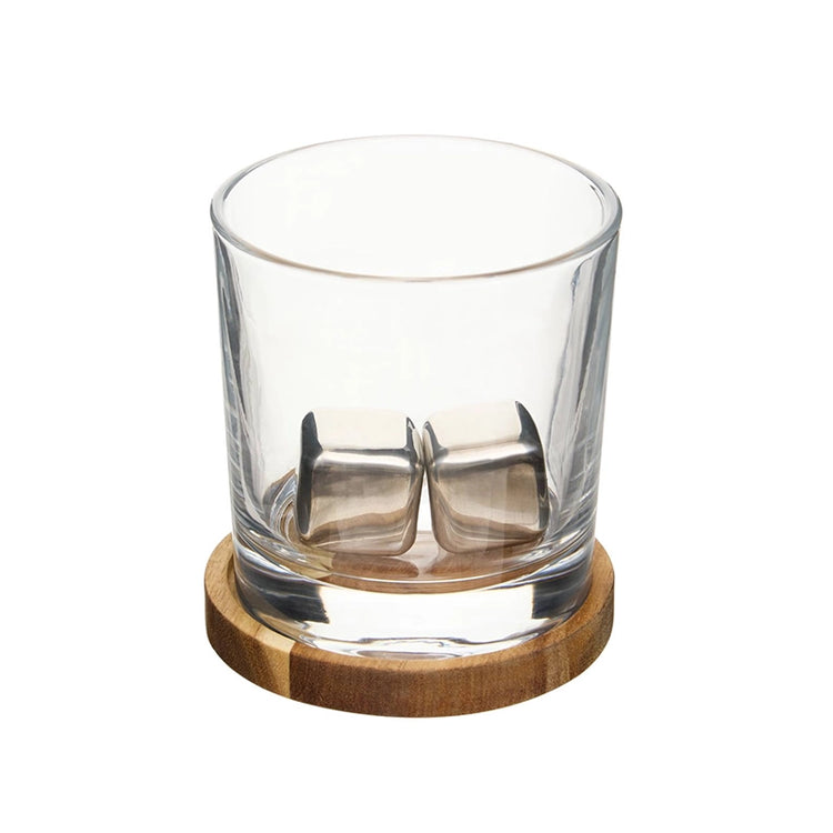 Coffret 2 verres à whisky + pierres Jules 270ml Atmosphera