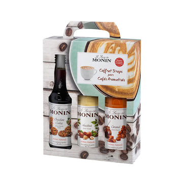 Coffret 3 sirops barista 25cl Monin