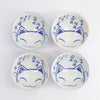 Coffret 4 bols porcelaine rose bleu 300ml Lucky cat Tokyo Design