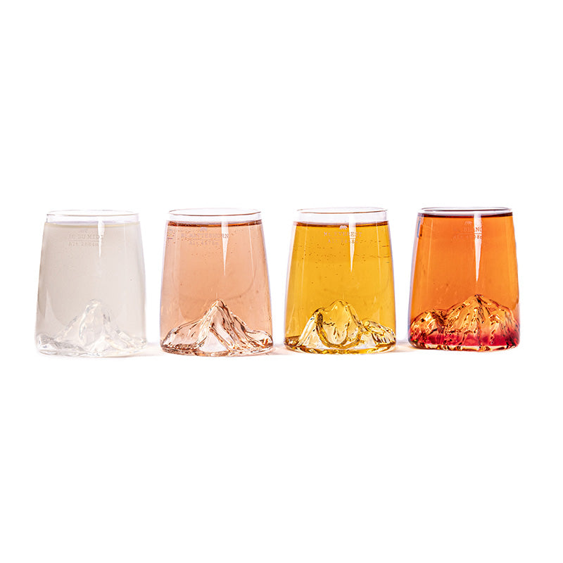 Coffret 4 shooters design 6,5cl Topographic Alaskan Maker