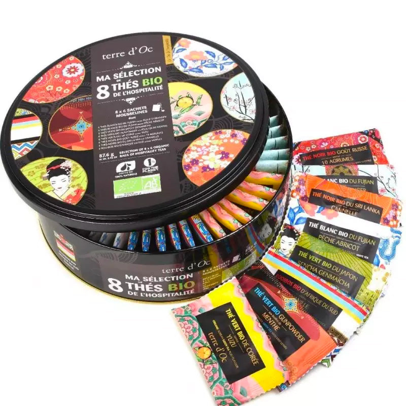 Coffret 48 sachets thés de l'hospitalité bio
