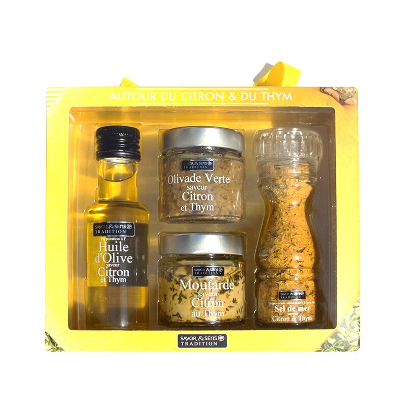 Coffret autour du citron et thym