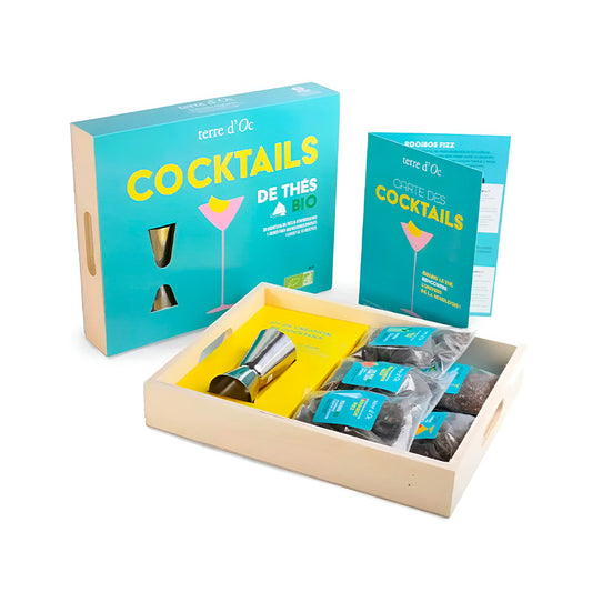 Coffret cocktails thés Bio 20 sachets Terre d'Oc