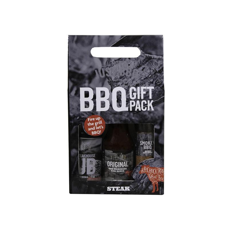 Coffret de 3 sauces et épices pour steak Not Just BBQ