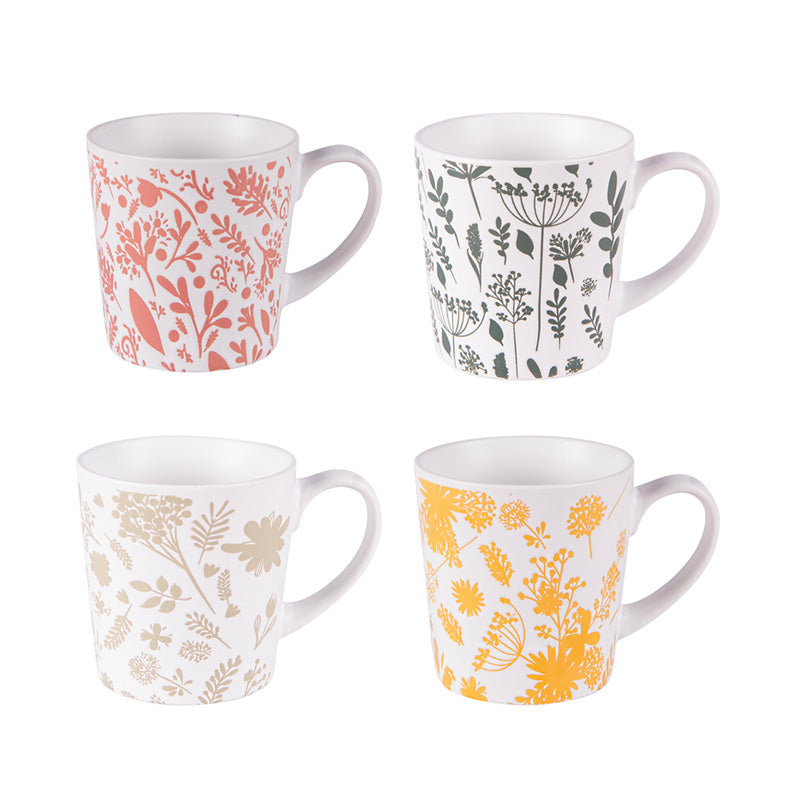 Coffret de 4 mugs 34cl Galehia Table Passion