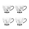Coffret de 4 tasses 20cl Mistrigris Table Passion