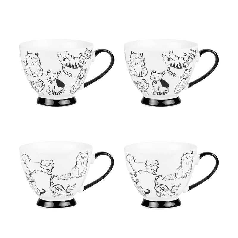 Coffret de 4 tasses 20cl Mistrigris Table Passion