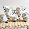 Coffret de 4 tasses 20cl Mistrigris Table Passion