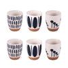 Coffret de 6 gobelets 10cl Mikonos Table Passion