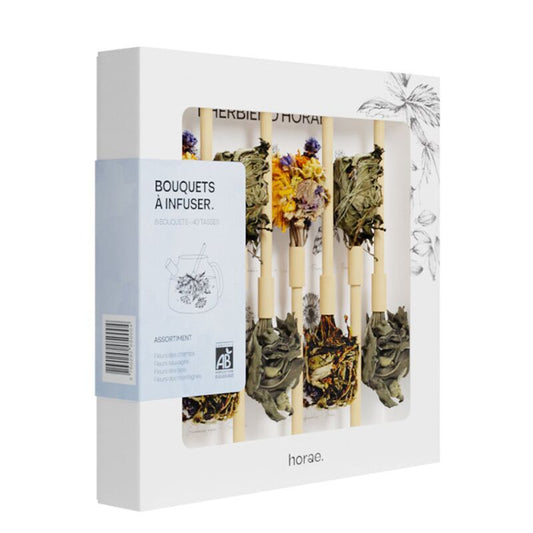 Coffret de 8 bouquets à infuser bio