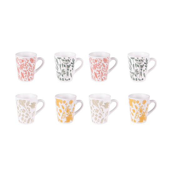 Coffret de 8 tasses 10cl Galehia Table Passion