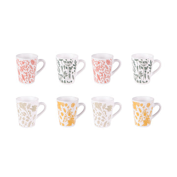 Coffret de 8 tasses 10cl Galehia Table Passion