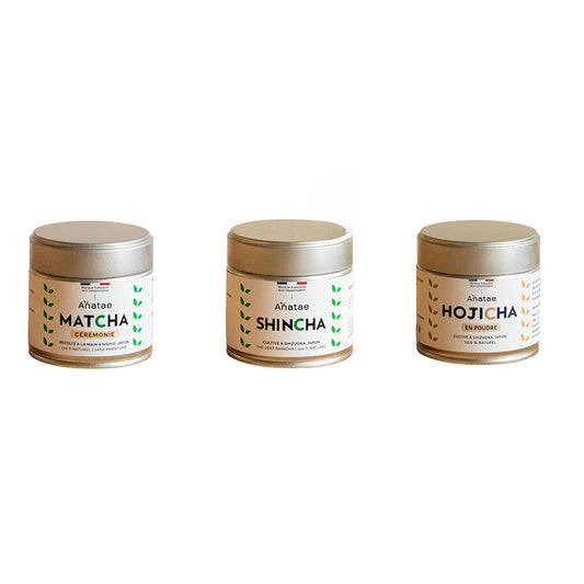 Coffret découverte 3 thés bio 30g Anatae
