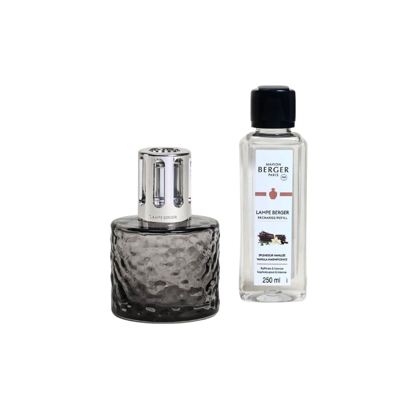 Coffret lampe Mirage noire Maison Berger