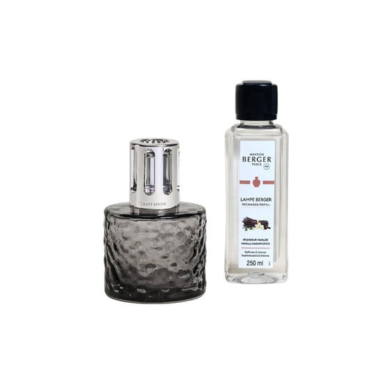 Coffret lampe Mirage noire Maison Berger