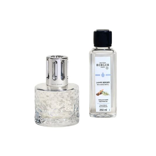 Coffret lampe Mirage transparente Maison Berger