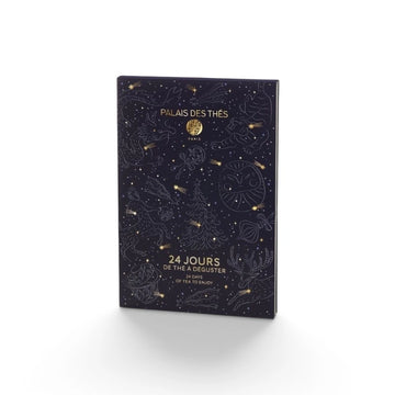 Calendrier de l'Avent Livre à feuilleter 24 sachets mousseline coton Palais des Thés