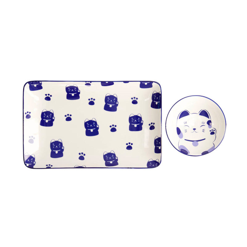 Coffret sushi Kawaii bleu