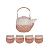 Coffret théière 0,8L et 4 gobelets Sand Table Passion