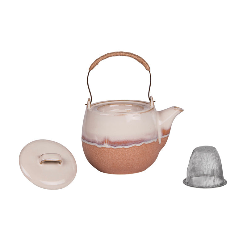 Coffret théière 0,8L et 4 gobelets Sand Table Passion